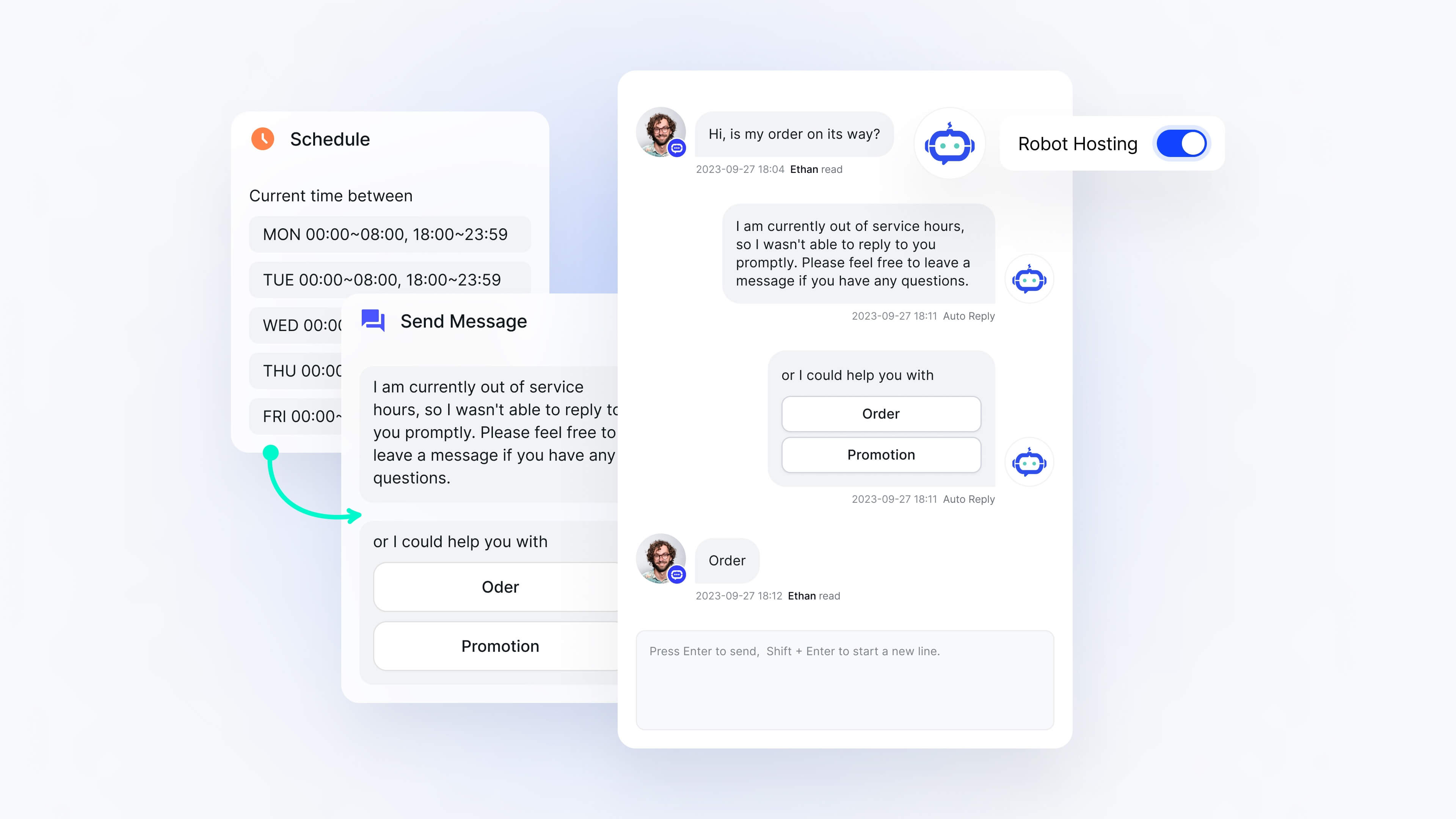 AI automated replies to improve support efficiency