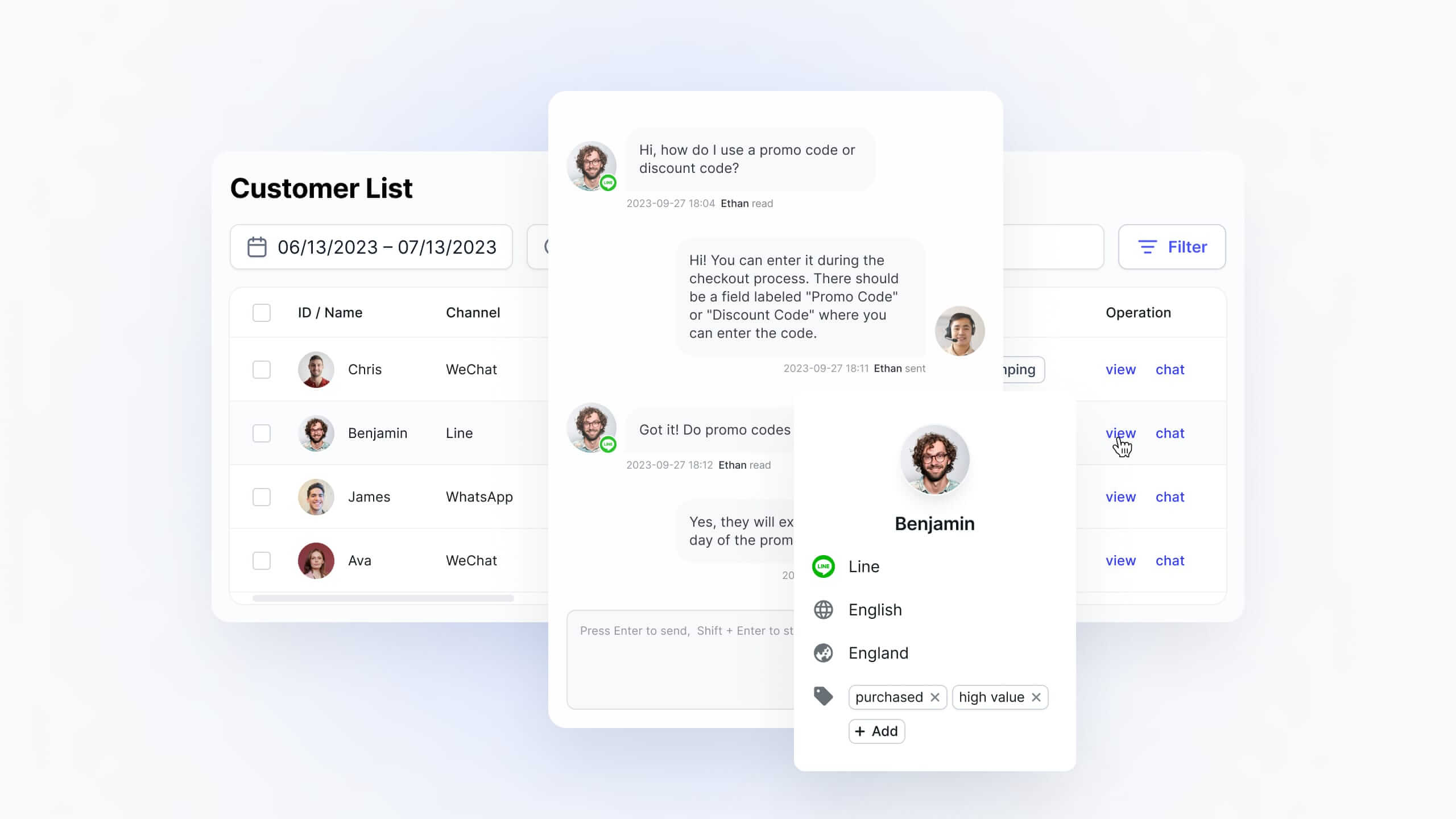 List management